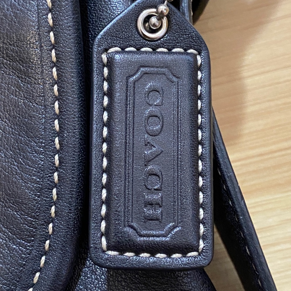 Vintage Coach Soho Buckle Flap Leather Shoulder & Crossbody Bag Style No. 9480 - Picture 4 of 16